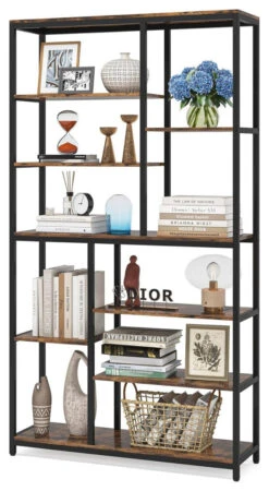 Tribesigns 79 Inches Tall Bookshelf Bookcase, 8-Tier Shelving Unit Display Shelf