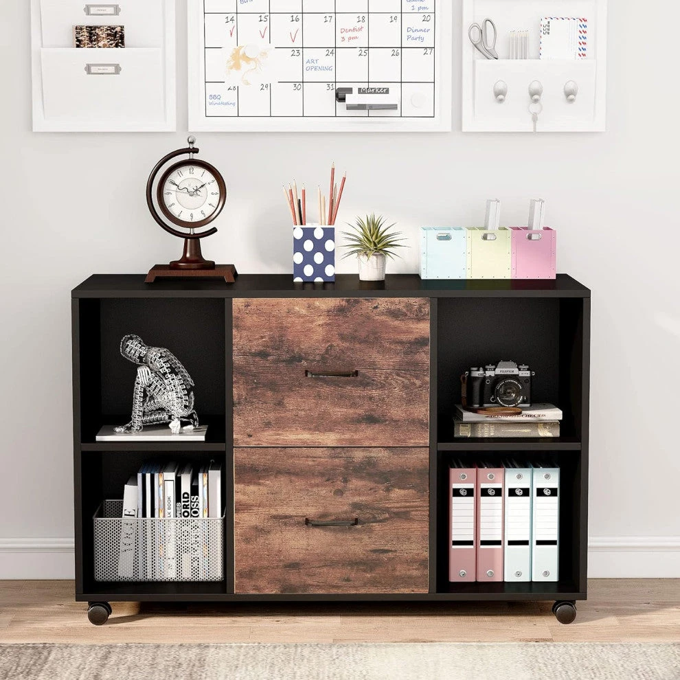 Tribesigns 2 Drawer File Cabinet,Mobile Filing Cabinet For Letter Size 4 Tribesigns 2 Drawer File Cabinet,Mobile Filing Cabinet For Letter Size - Image 4