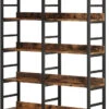 Tribesigns 5-Tier Industrial Bookshelf,Etagere Bookcase, Double Wide Book Shelf