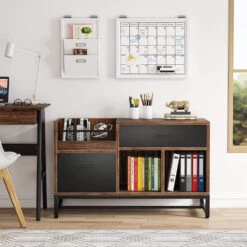 Tribesigns Rustic File Cabinet With 2 Drawers -Tribesigns Sales Store 2cbe5a0c 35ae 455d b526 3c6886909c74