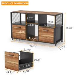 Tribesigns 2 Drawer Wood File Cabinets -Tribesigns Sales Store 2fa15615 91fd 4b5f b6f2 76b81b227b07