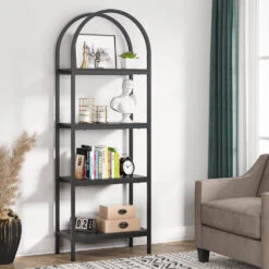 Tribesigns 70.9" 4-tier Modern Wood Open Bookshelf, Black, 2pcs 9 Tribesigns 70.9" 4-tier Modern Wood Open Bookshelf, Black, 2pcs -Tribesigns Sales Store 3a501a42 88c3 431d a52f 6d2671f85ad7