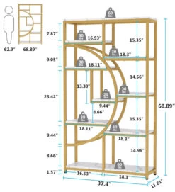 Tribesigns Bookshelf Etagere Bookcase, Display Shelf Storage Organizer 16 Tribesigns Bookshelf Etagere Bookcase, Display Shelf Storage Organizer -Tribesigns Sales Store 3b7eb042 44db 41c4 9392 bdd624c64792