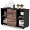 Tribesigns 2 Drawer File Cabinet,Mobile Filing Cabinet For Letter Size