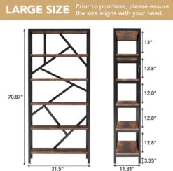 Tribesigns 71 Inch Bookshelf, Bookcase, Open BookShelves Storage Display Shelf 17 Tribesigns 71 Inch Bookshelf, Bookcase, Open BookShelves Storage Display Shelf -Tribesigns Sales Store 4746642d d48b 4bfd 8ba0 0fa7e632ab11