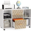 Tribesigns File Cabinet, Large Filing Cabinet Printer Stand With Storage