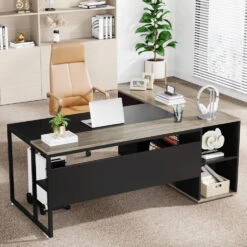 Tribesigns Executive Desk, L Shaped Desk With Cabinet Storage 10 Tribesigns Executive Desk, L Shaped Desk With Cabinet Storage -Tribesigns Sales Store 5983a0a3 a6b2 449b a876 bf74e43df46d
