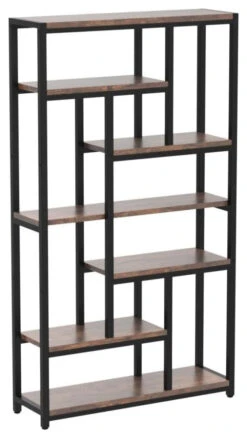 Tribesigns Vintage Bookcase, Storage Shelves Display Shelves Organizer