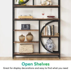 Industrial 8-Tier Etagere Bookcases 12 Industrial 8-Tier Etagere Bookcases -Tribesigns Sales Store 61ae615c 8a9f 4ca7 856c 18b6fc398892