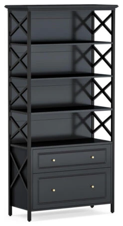 Tribesigns 2 Drawer File Cabinet Filing Cabinet With Shelves, Printer Stand