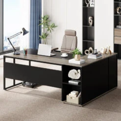 Tribesigns Executive Desk, L Shaped Desk With Cabinet Storage 11 Tribesigns Executive Desk, L Shaped Desk With Cabinet Storage -Tribesigns Sales Store 73853831 f63b 4905 b1ea edf2b3423c05