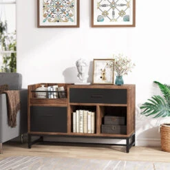 Tribesigns Rustic File Cabinet With 2 Drawers -Tribesigns Sales Store 78d95d59 bc11 4f5c bee7 45b3936d0d44