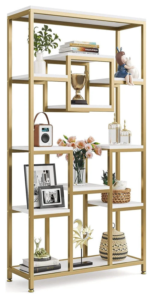 71" Geometric Bookcases 1 71" Geometric Bookcases