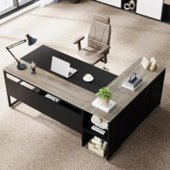 Tribesigns Executive Desk, L Shaped Desk With Cabinet Storage 13 Tribesigns Executive Desk, L Shaped Desk With Cabinet Storage -Tribesigns Sales Store 82c8d09d 9098 4919 a858 640320e11713