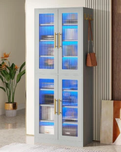 Tribesigns Bookcase, 67-inch Tall Gray Bookshelf, Freestanding Storage Cabinet -Tribesigns Sales Store 87292b5c 477b 4b6e aaba f71da32a3d60