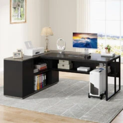 Tribesigns Executive Desk, L Shaped Desk With Cabinet Storage 14 Tribesigns Executive Desk, L Shaped Desk With Cabinet Storage -Tribesigns Sales Store 88fe52a9 2039 42e3 9795 55c7c6bdec2f