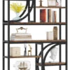 Industrial 8-Tier Etagere Bookcases