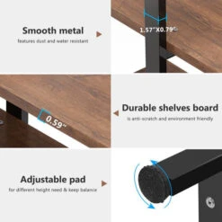 Tribesigns 5-Tier Wood Farmhouse Bookcase, Brown -Tribesigns Sales Store 97b6f794 84c7 44a3 831c 016d79de96fa