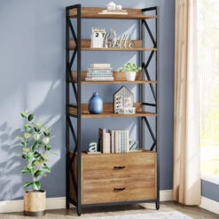 Tribesigns Bookshelf, Bookcase, 5 Shelf Open Shelf, Wood Book Shelf -Tribesigns Sales Store 9d732094 8fb8 4ba5 9832 6fee7dd471d8