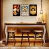 Tribesigns 70.87 Inches Extra Long Sofa Table With 2-Tier Storage