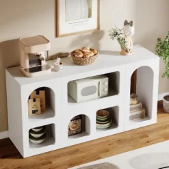 Tribesigns 59" Console Table, Modern Storage Organizer, Entryway Table Sofa Table Behind Couch For Living Room, Hallway, Foyer -Tribesigns Sales Store GUEST 0955b88b f011 4e04 a6a4 69278f50bc75