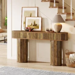 Tribesigns Farmhouse Wooden Console Table -Tribesigns Sales Store GUEST 107856de d14e 4561 99a4 0c283eff1a6e