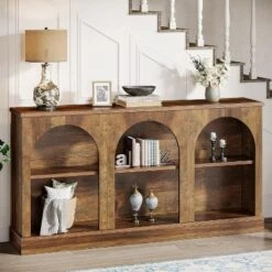 Tribesigns Farmhouse Console Table, 62.99-Inch Long Entryway Table With 3 Tier Storage -Tribesigns Sales Store GUEST 157c551a 4622 4e1f 874e 0998fdd62524
