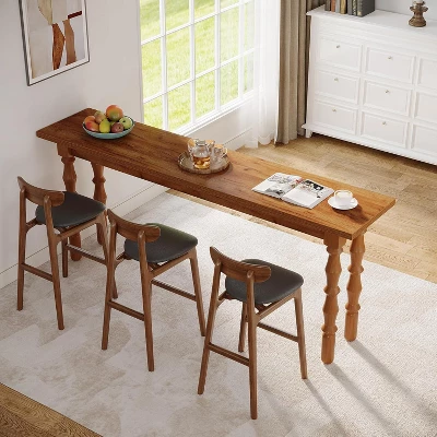 Tribesigns 70.9 Inch Narrow Sofa Table, Extra Long Console Table Behind Couch With Solid Wood Leg For Living Room Hallway Entrance 3 Tribesigns 70.9 Inch Narrow Sofa Table, Extra Long Console Table Behind Couch With Solid Wood Leg For Living Room Hallway Entrance - Image 3