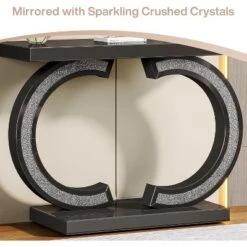 Tribesigns Modern 39-inch Mirrored Console Table With Sparkling Crystal Inlays 16 Tribesigns Modern 39-inch Mirrored Console Table With Sparkling Crystal Inlays -Tribesigns Sales Store GUEST 19e0c1b4 a631 41f6 816e c618802f72d9