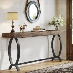Tribesigns 70.9-Inch Console Foyer Table For Entryway