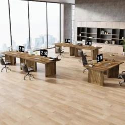 Tribesigns 63-Inch Executive Desk, Large Computer Desk, Modern Study Writing Table Workstation Business Furniture For Home Office -Tribesigns Sales Store GUEST 1aec98aa c8a9 40f6 8dc5 9999a121fcd6