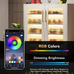 Tribesigns Shoe Cabinet With LED Light & Acrylic Doors, 5-Tier Shoe Organizer Storage Rack -Tribesigns Sales Store GUEST 1d449608 0bef 48af ad64 4d2e5ae21a65