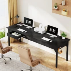 Tribesigns 78.7" Extra Long Computer Desk Double Desk With 2 Drawers For Home Office 15 Tribesigns 78.7" Extra Long Computer Desk Double Desk With 2 Drawers For Home Office -Tribesigns Sales Store GUEST 1edba2b9 57fe 40ed a44c c4c1becc9e8f