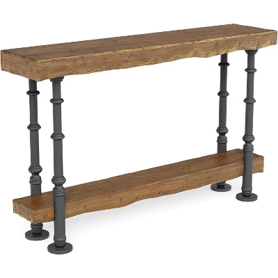 Tribesigns Solid Wood Console Table For Entryway, 55-Inch Long Sofa Table With Shelf, Behind Couch For Foyer, Hallway, Living Room 8 Tribesigns Solid Wood Console Table For Entryway, 55-Inch Long Sofa Table With Shelf, Behind Couch For Foyer, Hallway, Living Room - Image 8