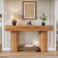 Tribesigns Farmhouse Console Table, 63-Inch Long Wooden Entryway Table Behind The Couch 12 Tribesigns Farmhouse Console Table, 63-Inch Long Wooden Entryway Table Behind The Couch -Tribesigns Sales Store GUEST 22162a2e 996f 40cd 89b9 4deae741b37f