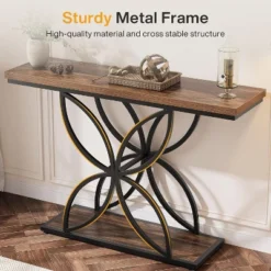 Tribesigns 47" Console Table Sofa Table With Unique Butterfly Metal Base, Foyer Accent Table For Living Room, Entryway, Hallway 12 Tribesigns 47" Console Table Sofa Table With Unique Butterfly Metal Base, Foyer Accent Table For Living Room, Entryway, Hallway -Tribesigns Sales Store GUEST 222f8f39 17f2 4a78 8d5d 05d9eb4872da