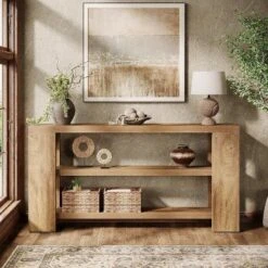 70.9" 3-Tier Extra Long Console Table, Narrow Wooden Sofa Table Behind Couch, Farmhouse Entry Foyer Table For Living Room, Hallway 11 70.9" 3-Tier Extra Long Console Table, Narrow Wooden Sofa Table Behind Couch, Farmhouse Entry Foyer Table For Living Room, Hallway -Tribesigns Sales Store GUEST 25340ff1 96f4 435d 8fc5 c1706fea785a