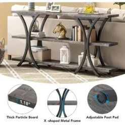Tribesigns 70.8 Inch Console Table, Long Sofa Table Entry Table With 3 Tier Storage Shelves For Entryway Hallway Living Room 15 Tribesigns 70.8 Inch Console Table, Long Sofa Table Entry Table With 3 Tier Storage Shelves For Entryway Hallway Living Room -Tribesigns Sales Store GUEST 25b7c074 aa29 49ea a144 1a1544305740