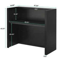 Tribesigns 47" Reception Desk, Modern Front Desk With Counter -Tribesigns Sales Store GUEST 271e9a97 2c14 424f a6ce ee2d7499b1bf