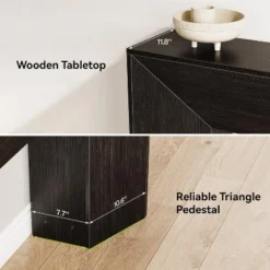 Tribesigns Console Table For Entryway, 63“Extra Long Black Wooden Sofa Table For Living Room, Modern Hallway Foyer Table For Entrance, Easy Assembly 7 Tribesigns Console Table For Entryway, 63“Extra Long Black Wooden Sofa Table For Living Room, Modern Hallway Foyer Table For Entrance, Easy Assembly -Tribesigns Sales Store GUEST 27f72608 0547 48db 84d7 029555a7eb29