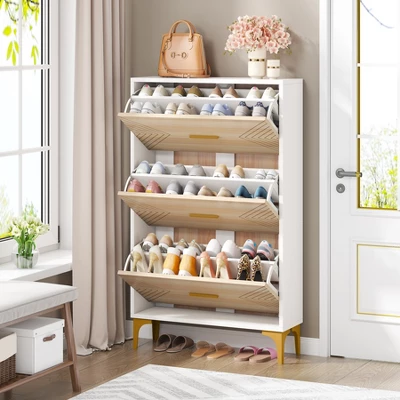 Tribesigns Slim Hidden Shoe Cabinet 7 Tribesigns Slim Hidden Shoe Cabinet - Image 7