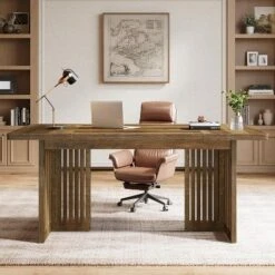 Tribesigns 63-Inch Executive Desk, Large Computer Desk, Modern Study Writing Table Workstation Business Furniture For Home Office -Tribesigns Sales Store GUEST 29e80752 b68b 45e6 9253 46eed5e5bc8a