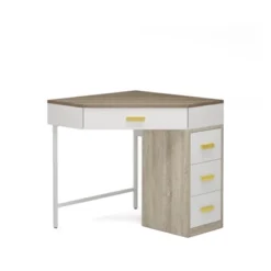 Tribesigns Corner Desk, Triangle Computer Desk With 3 Drawers For Home Office, 90-Degree Makeup Vanity Desk For Living Room, Bedroom -Tribesigns Sales Store GUEST 2a200ecb 6027 48b5 8b75 2479e09b7e56