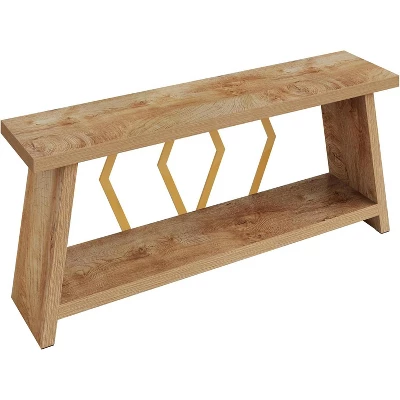 Tribesigns 70.86-Inch 2-Tier Long Sofa Table For Living Room 11 Tribesigns 70.86-Inch 2-Tier Long Sofa Table For Living Room - Image 11