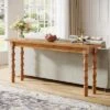 Tribesigns 70.9 Inch Narrow Sofa Table, Extra Long Console Table Behind Couch With Solid Wood Leg For Living Room Hallway Entrance