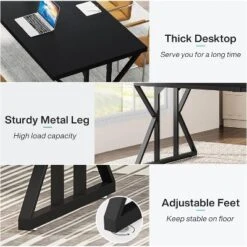 Tribesigns 78.7-Inch Executive Desk, Computer Desk For Home Office, Black 11 Tribesigns 78.7-Inch Executive Desk, Computer Desk For Home Office, Black -Tribesigns Sales Store GUEST 34c08586 c2be 4fb5 8d83 3f17941be8e2