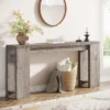 Tribesigns 70.9 Inch Extra Long Console Table, Narrow Entryway Sofa Accent Table For Living Room Hallway