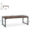 Tribesigns 78.7" Rectangular Office Desk