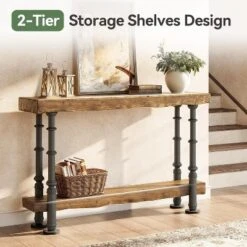 Tribesigns Solid Wood Console Table For Entryway, 55-Inch Long Sofa Table With Shelf, Behind Couch For Foyer, Hallway, Living Room 15 Tribesigns Solid Wood Console Table For Entryway, 55-Inch Long Sofa Table With Shelf, Behind Couch For Foyer, Hallway, Living Room -Tribesigns Sales Store GUEST 39de073e 2e2b 45ec 81b7 ca1713f5bc64