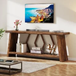 Tribesigns 70.86-Inch 2-Tier Long Sofa Table For Living Room 18 Tribesigns 70.86-Inch 2-Tier Long Sofa Table For Living Room -Tribesigns Sales Store GUEST 3c99f2cf 9ba6 4b9e 80ec 66647df4632e